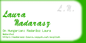 laura madarasz business card