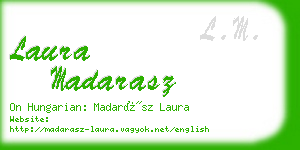 laura madarasz business card